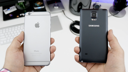 confronto apple iPhone 6 Plus vs samsung galaxy note 4