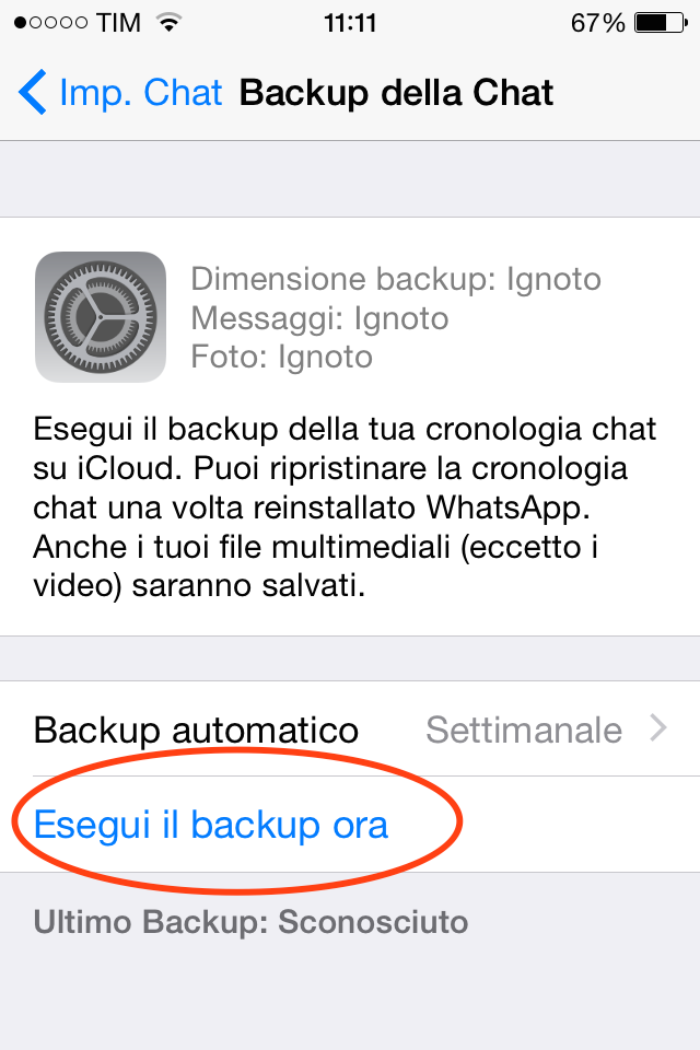 backup WhatsApp