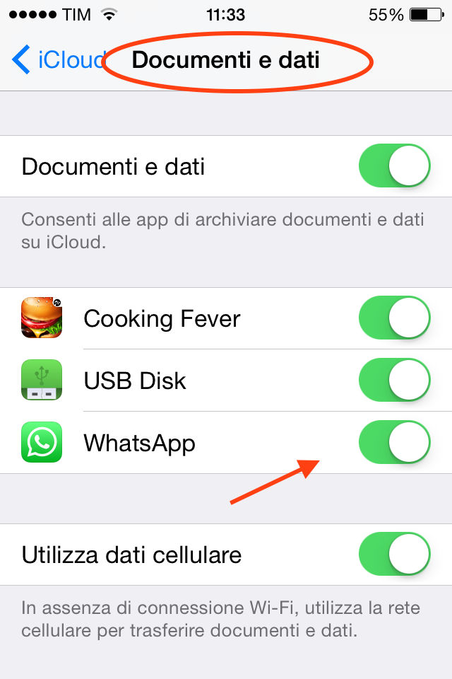 problema backup whatsapp