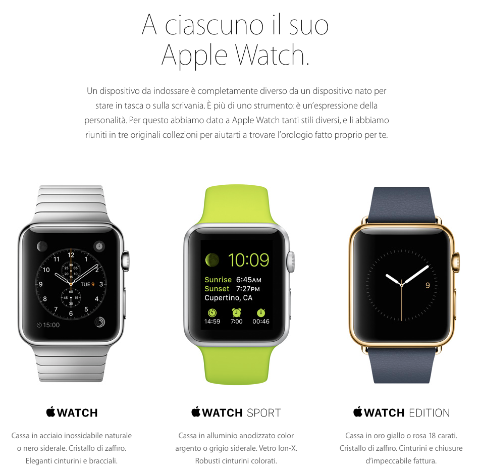 quando sarà disponibile Apple Watch