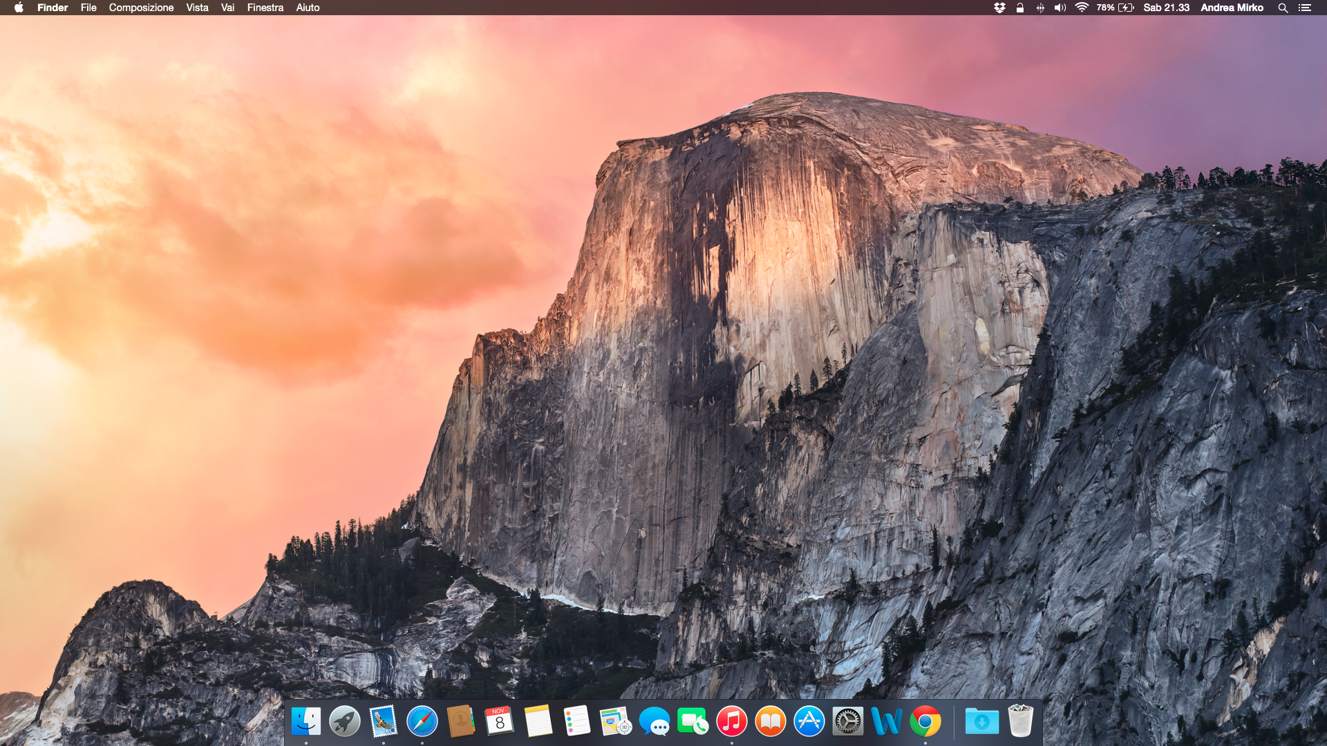 abilitare dark mode Yosemite