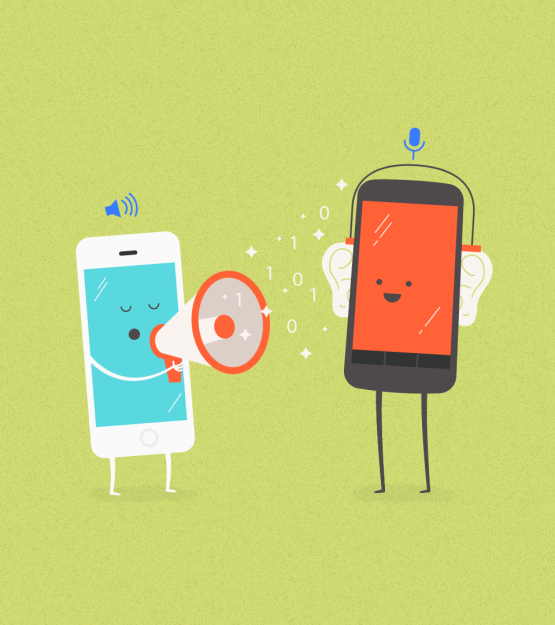 scambio dati iOS Android