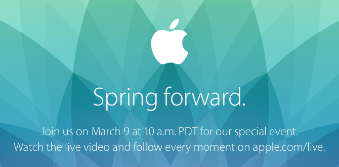 nuovo evento Apple 9 Marzo 2015