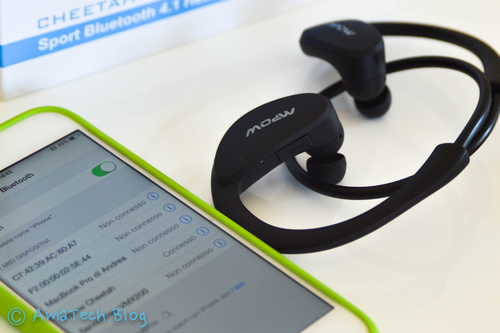 recensione cuffie bluetooth iPhone Smartphone