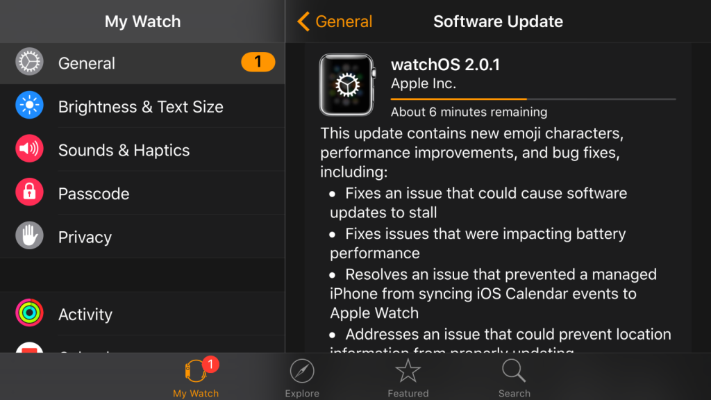 migliorare durata batteria apple watch