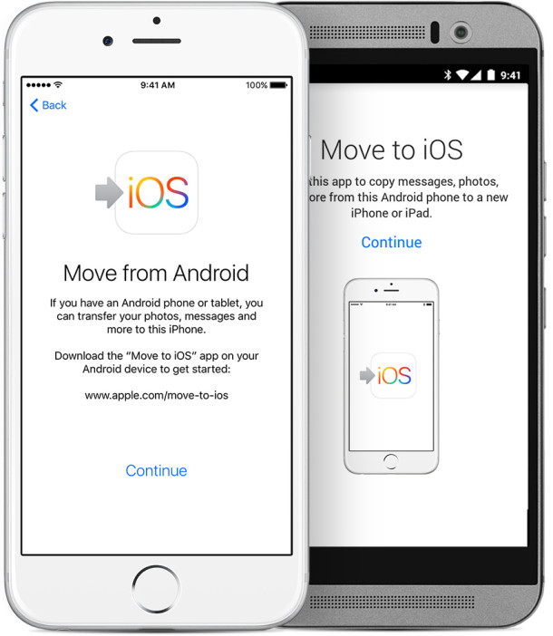 passare da Android ad iOs iPhone
