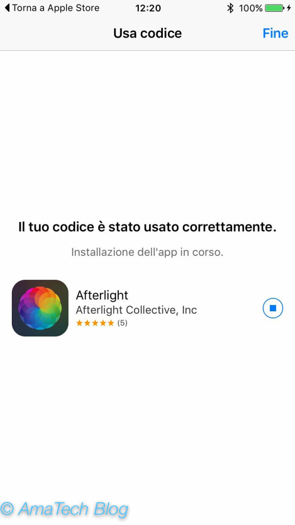 scaricare gratis Afterlight grazie all'app Apple Store