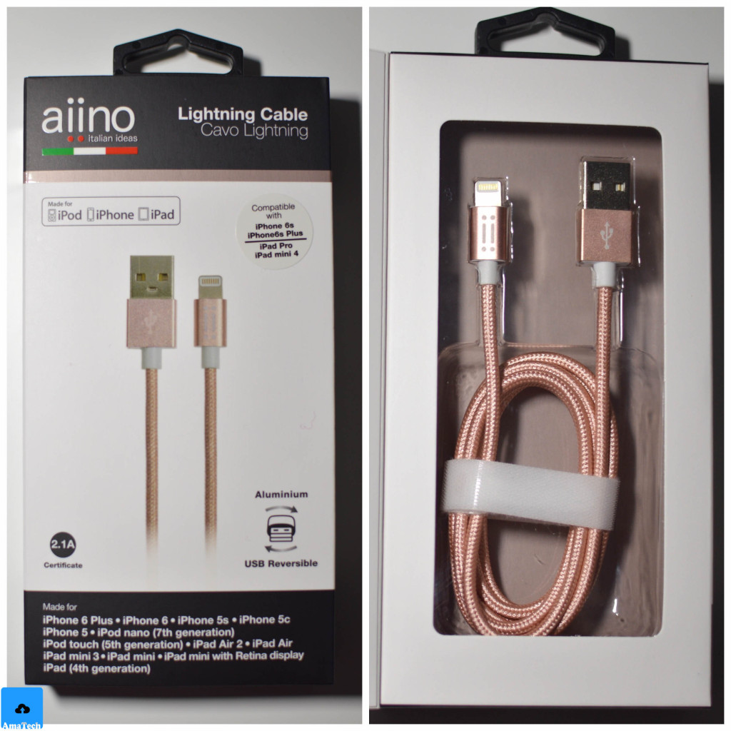 Cavetto Lightning intrecciato Aiino