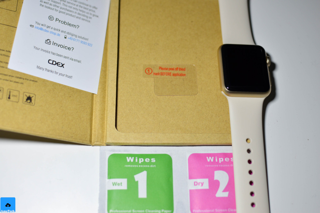 pellicola vetro Doupi per Apple Watch