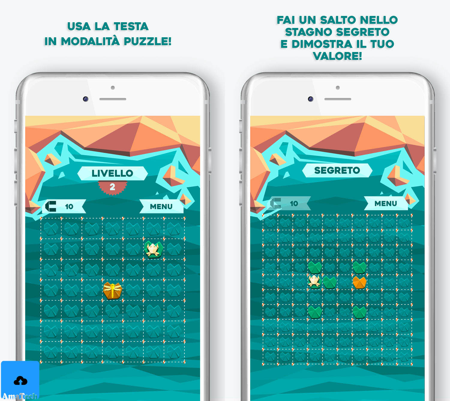 [App Gratis] Froggy puzzle game iOS AmaTech