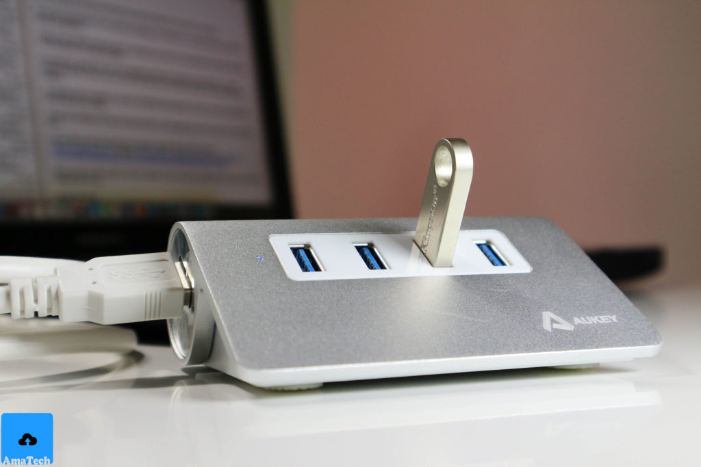 hub usb alluminio aukey