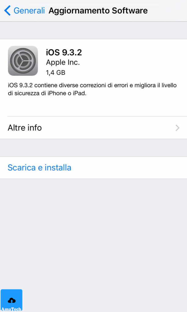 iOS 9.3.2 rilasciato da Apple