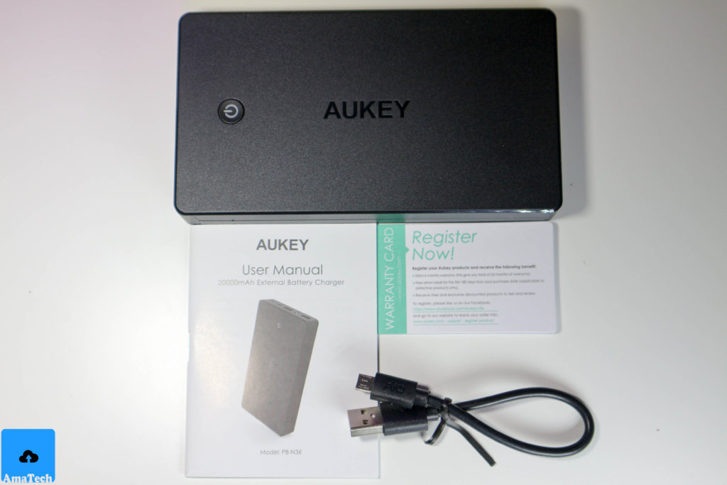 powerbank aukey 20000mAh