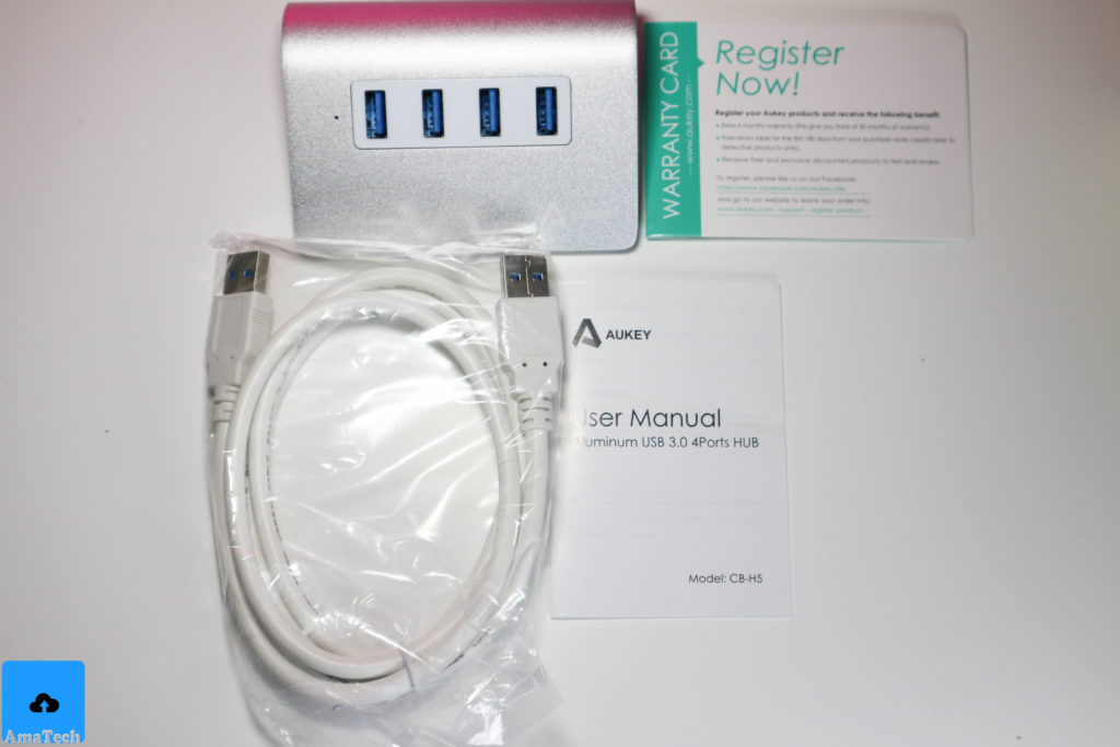 recensione hub usb alluminio aukey