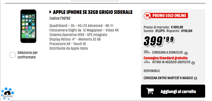 iPhone che costa meno in assoluto al momento