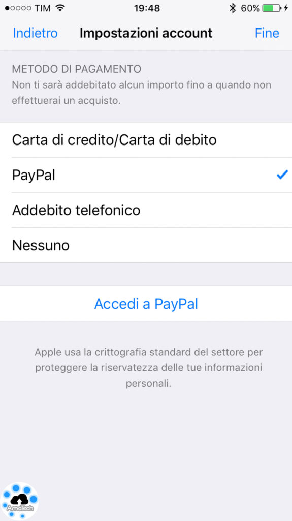 paypal app store italia