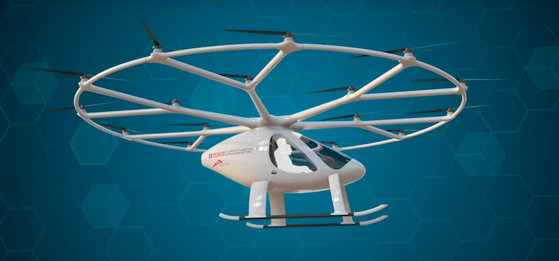 Taxi Drone a Dubai