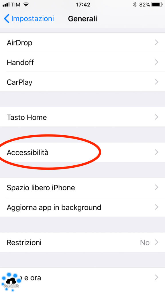 guida attivare disattivare luminosità automatica iOS 11