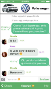 quack messenger screen