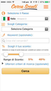 Cerca Sconti