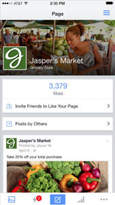 Accedere a pagine Facebook da iPhone