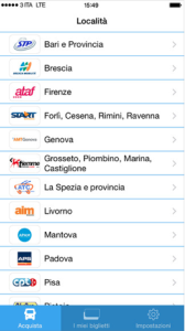 pagare il biglietto dell'autobus con Smartphone