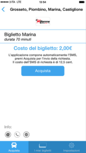 pagare il biglietto dell'autobus con Smartphone