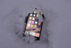 iPhone 6 Plus sotto la neve per 24 ore