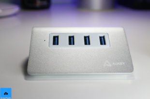 recensione hub usb alluminio aukey