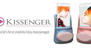 Kissenger il dispositivo che simula un bacio su guancia o labbra