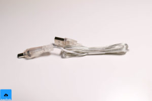 striscia LED bianca che si alimenta anche con batterie stilo