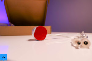striscia LED bianca che si alimenta anche con batterie stilo