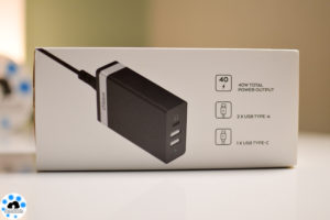 caricatore multiporta 2 USB con USB C