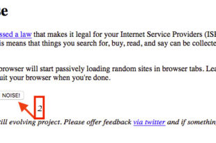 usare Internet Noise