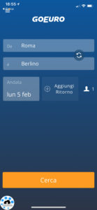 GoEuro app iOS