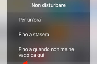 attivare non disturbare fino a quando non me ne vado da qui