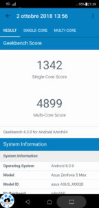 Prestazioni Zenfone 5